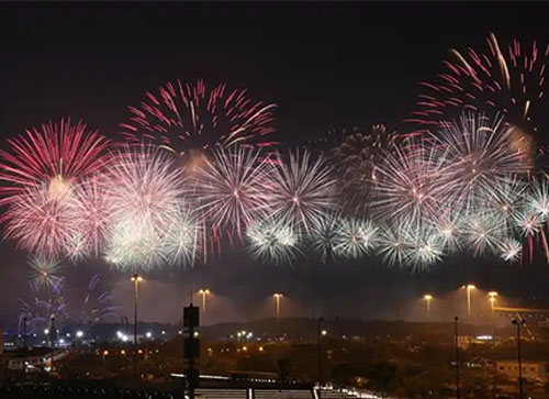 新源县焰火晚会